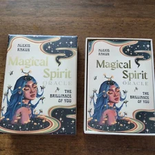 Preloved Magical Spirit Oracle Deck Gold Edged Self Help Motivation Self Love 