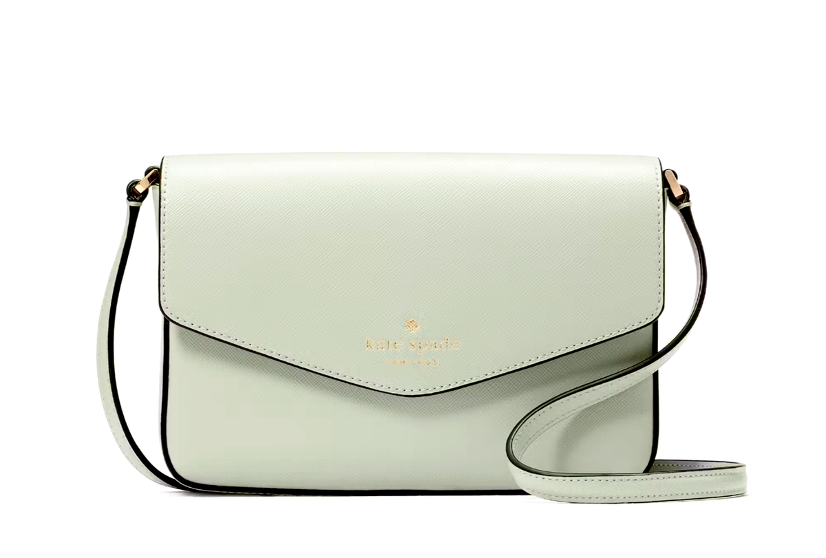 New Kate Spade Sadie Envelope Crossbody Light Olive | eBay