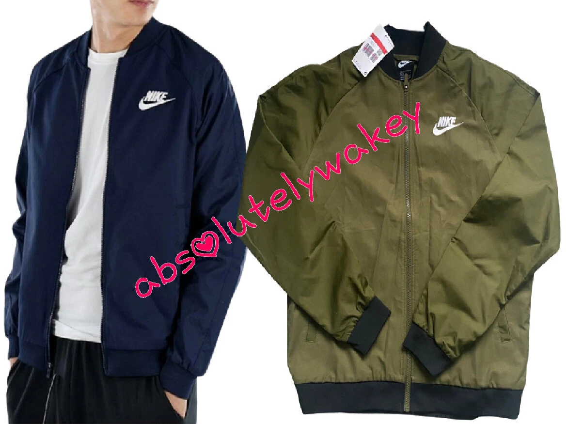 Nike Ropa Deportiva Bomber Chaqueta Cortavientos Hombre Informal SPORTS  Full Zip