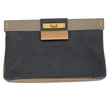 Marc By Marc Jacobs Lady Rei Colorblock Lamb Leather Accordion Clutch Dividers