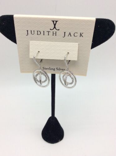 Genuine Judith Jack Marquis Sterling Silver Marcasite Dangle  display picture 1