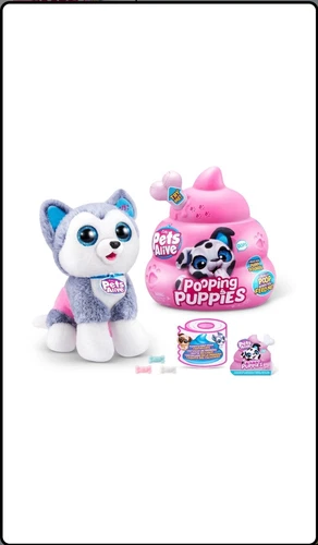 Pets Alive Pooping Puppies Interactive Plush by ZURU - Picture 7 of 11