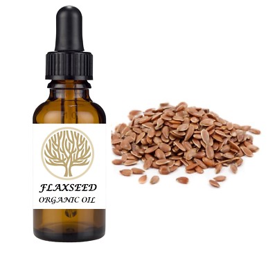 EkoFace Pure 100% NATÜRLICHES Leinsamen Bio Trägeröl für Aromatherapie Mischungen