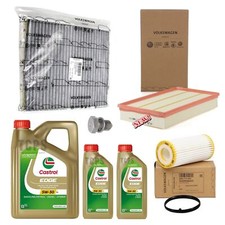 FOR AUDI RS3 2.5 TFSI 8V OEM GENUINE SERVICE KIT 7L CASTROL AIR OIL CABIN PLUG