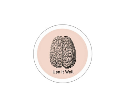 Use It Well Sticker Decal brain