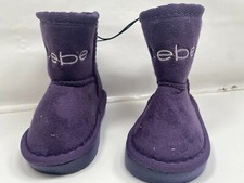 bebe Girls  Toddler and Little Kids Boots Purple Size 6