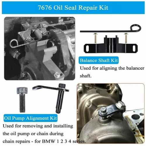 7676 Oil Seal Repair Kit Alignment Tool 83302318117 &83302212825 For BMW N20 N26 - Bild 8 von 12