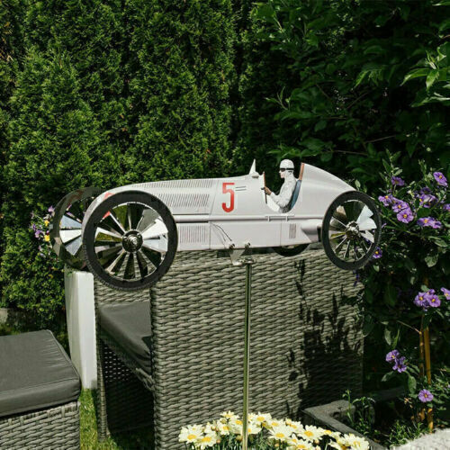 Garden Racer Windmill Hanging Wind Spinner Outdoor Yard Pinwheels Decoration - Bild 4 von 11