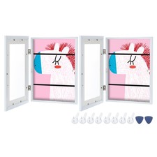 Art Frame 8.5x11 Front Opening Frames, 2 Pcs, White