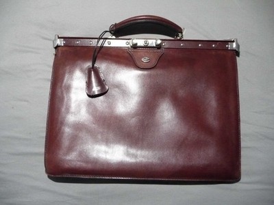 Creation Esquire: Damen/Herren Aktentasche / Dokumententasche, Leder, weinrot