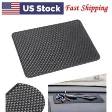 Black Car Anti-Slip Dashboard Sticky Pad For Phone 18 13cm Reusable Washedable