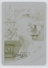 2018 Panini Donruss Printing Plate Yellow 1/1 Alex Wood #129 1k2s