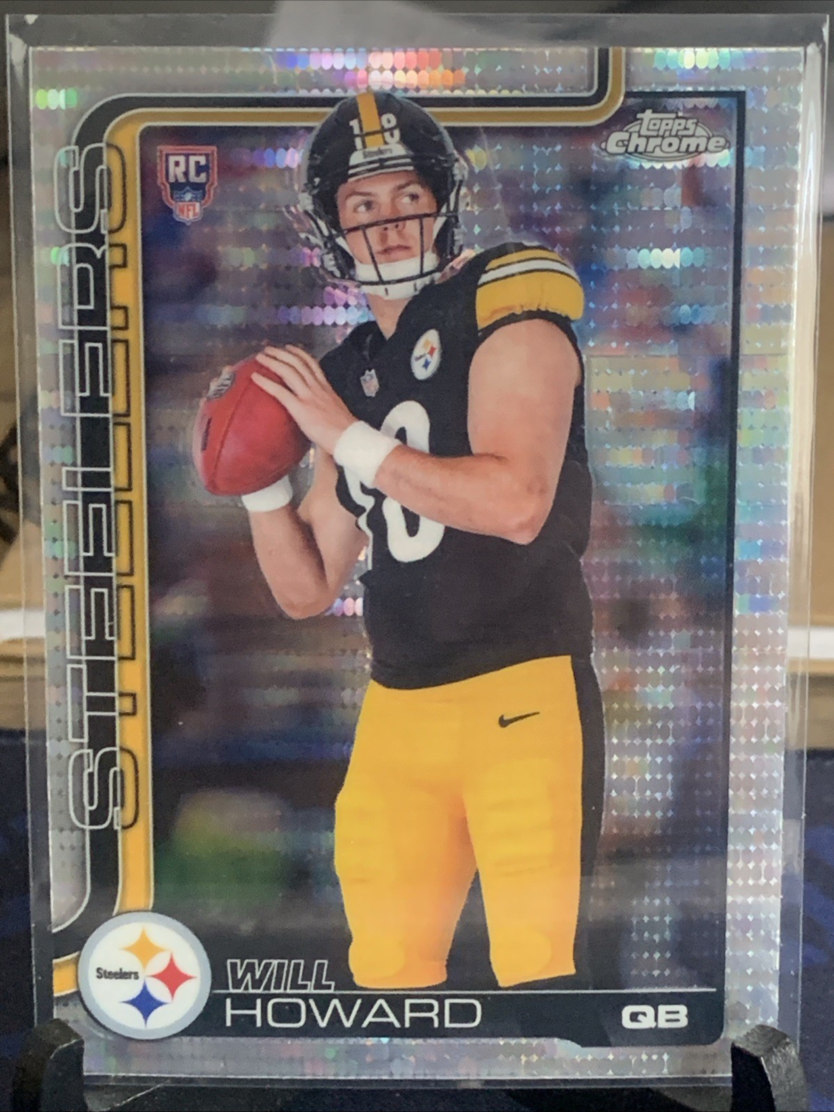 2025 Topps Chrome - Rookies Will Howard #321 Pulsar Refractor (RC)