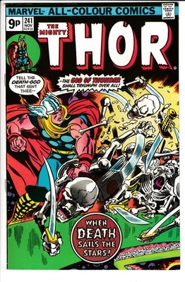 THOR #241, UK PRICE VARIANT, VF/NM, Marvel Comics (1975)