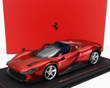 BBR 1/18 Ferrari Daytona SP3 Icona Open Roof 2022 Red Met P18214A-VET