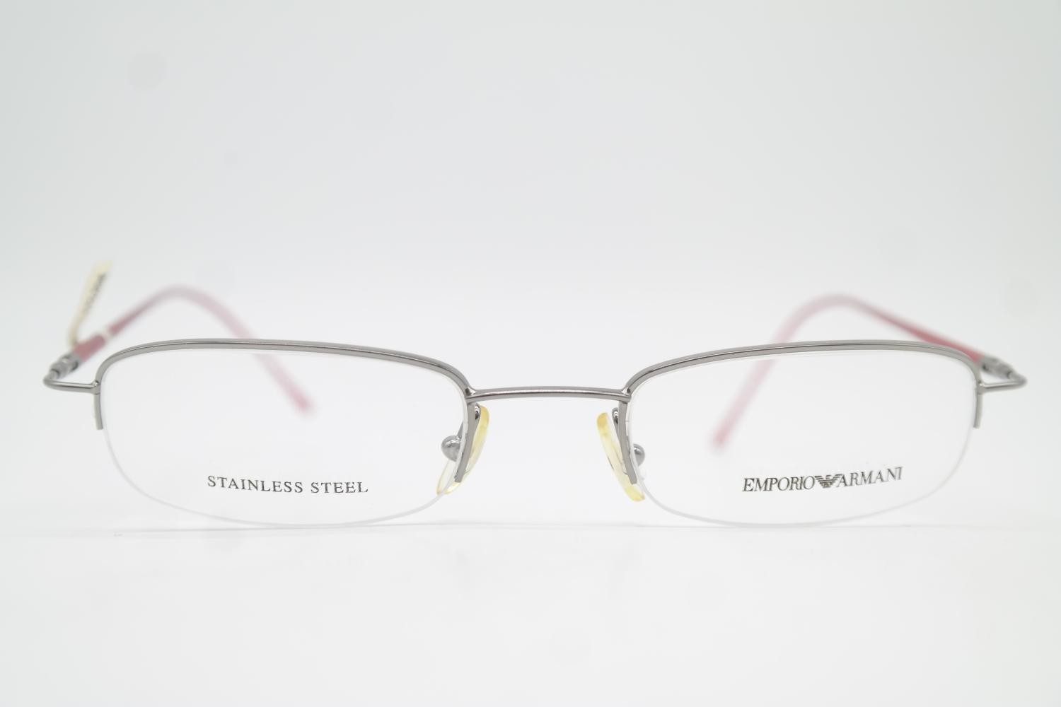 Gafas Armani EA 3023/N Plateadas Rojas Media Montura Gafas Nuevas