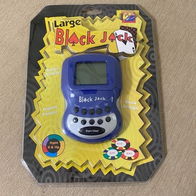 VTG Large Black Jack Handheld Game by Sakar International Game Zone NEW Sealed