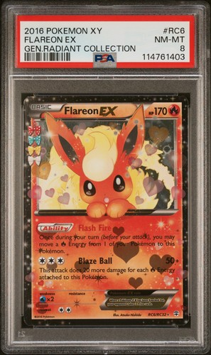 Flareon-EX graded PSA 8 for sale on eBay