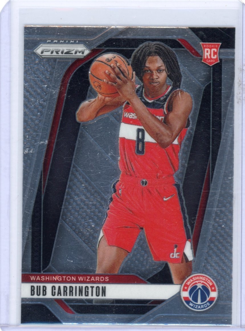 Bub Carrington 2024-25 Prizm RC #244 Washington Wizards