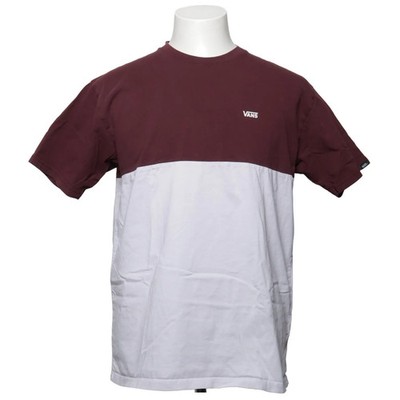 Vans, T-shirt, Größe: L, Rot/Weiß, Baumwolle, Einfarbig, Herren #mTo