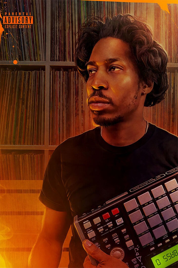 Póster impreso en pared 614262 Count Bass D CBD Rap Music Cantante Rint