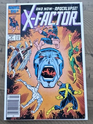 X-Factor 6 Marvel Comics 1986 Canadian Price Variant Key 1st Apocalypse NM/NM+