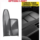 For 2008-14 Mercedes Benz C-Class W204 Carbon Fiber Sport Trim Armrest Box Cover