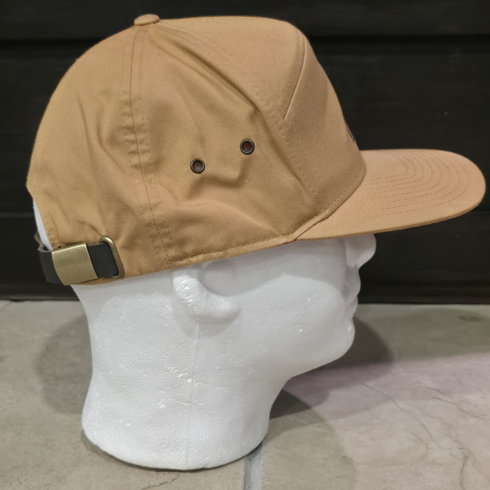 Agave Pineapple Leather Strapback Adjustable Hat … - image 5