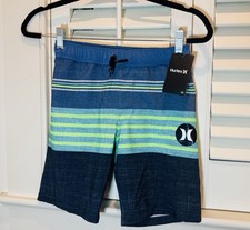 Hurley Boy's Boardshorts Surf Size 7/8 swim shorts trunks NWT Logo