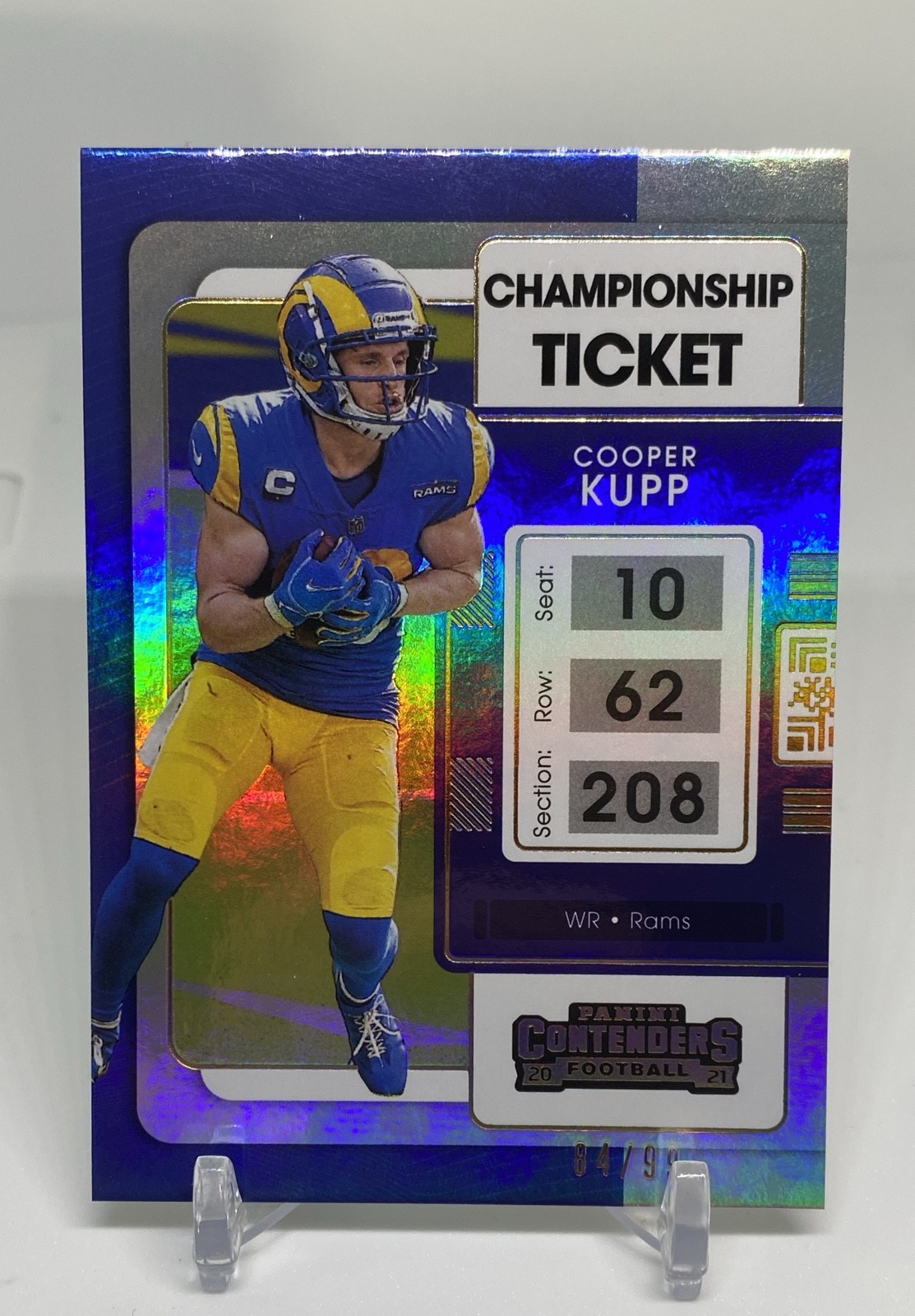 2021 Panini Contenders - Cooper Kupp #55 Championship Ticket /99