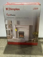 Dimplex Optiflame Chrome Helmsdale 2kW Inset Electric Fire XHD HLM20BR- Restored