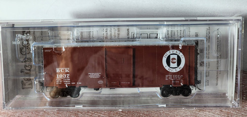 Buffalo Creek RR 40' PS-1 Boxcar con 7' puerta única 1037 Kadee 4838 escala HO RTR | Zustand: New