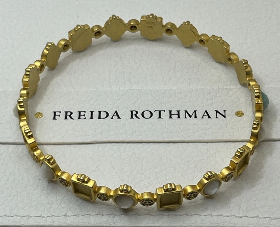 Brazalete Brazalete Freida Rothman Amazonita y Madreperla Foto 2 de 4