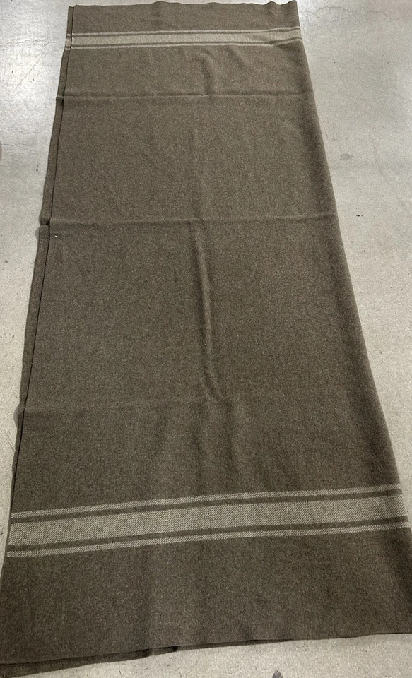Excelente! MANTA DE LANA MILITAR ITALIANA DE COLECCIÓN **Sin agujeros** ¡No estampada! Foto 2 de 4
