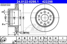 Disque de frein Fiat 130