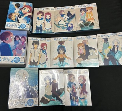 A Lull in the Sea Nagi no Asukara Blu-ray Vol.1 9 Complete Set with BOX Anime