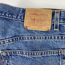 Vintage Levis 550 Jeans Mens 40x32 Light Wash Blue Relaxed Tapered Denim Y2K