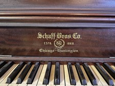 1904 Schaff Bros & Co Piano
