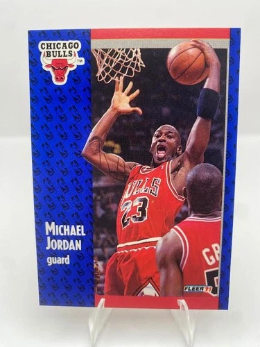 Fleer 1991-92 Michael Jordan Chicago Bulls #29 1991-92 Fleer Base Set Card
