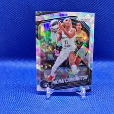 2025 Panini Prizm WNBA #9 DiJonai Carrington Ice Prizms