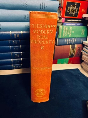 Butterworths Cheshire's Modern Real Property 5th Ed