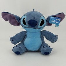Disney Lilo  Stitch Plush Blue 13" Soft Toy Stuffed Animal Doll Blue