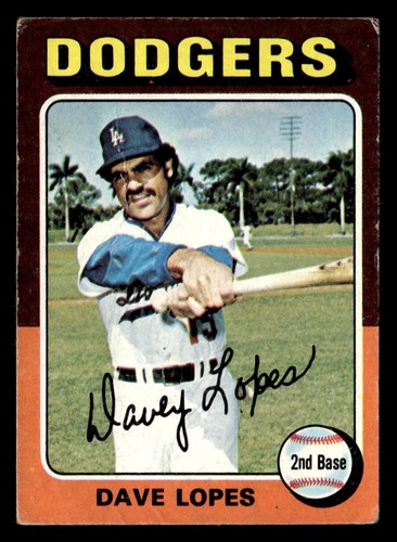 Dave Lopes #93 1975 Topps card
