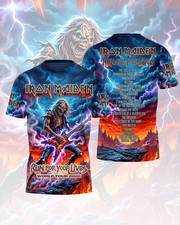 Limited Iron Maiden World Tour 2026 All Over Shirt - S to 5XL, V04