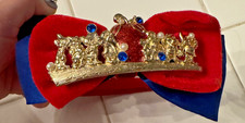 Disney Parks Snow White Princess Costume Bow Headband Metal Apple 7 Dwarfs