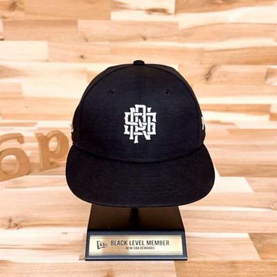 New Era x Sniper Limited Edition Monogram Logo Black Cap Rare