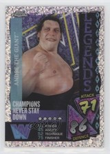 2021 Topps Chrome WWE Slam Attax Legends Speckle Refractor Andre the Giant 0y3