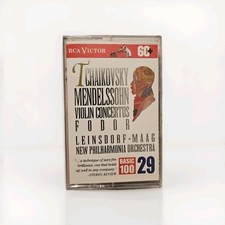 Tchaikovsky Mendelssohn Violin Concertos New Philharmonia Orchestra Cassette