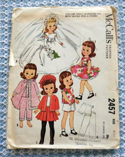 Rare original 1961 UNCUT pattern 8 -inch Betsy McCall doll clothes McCall  s 2457