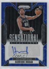 2024-25 Prizm Sensational Signatures Choice Blue 36/49 Harrison Ingram Auto 0m89